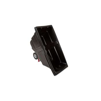 Rubbermaid Rotomolded Tilt Truck, Utility Duty, 1/2 Cubic Yard, Black 1304